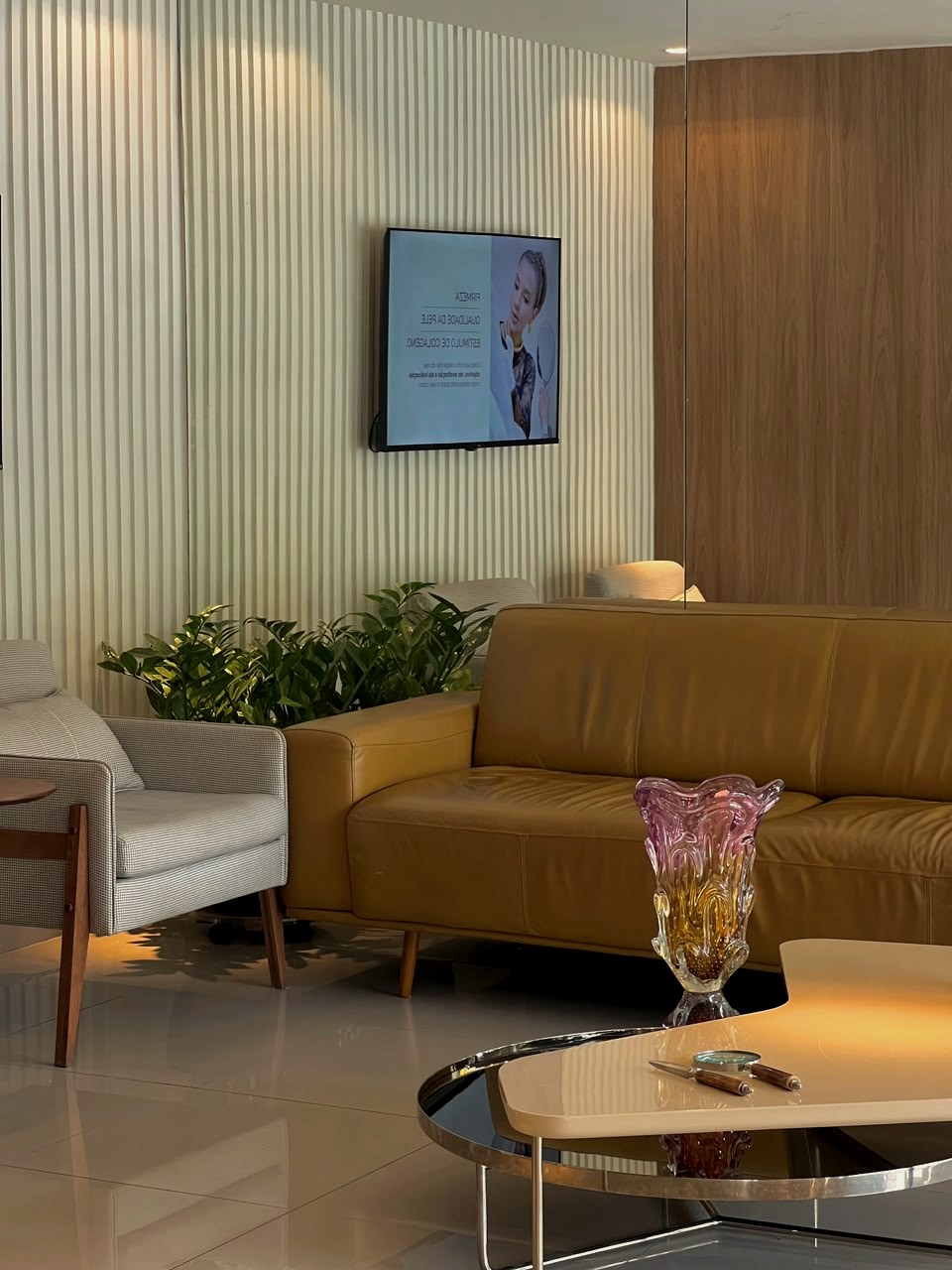 Sala de espera da Clínica Caiena